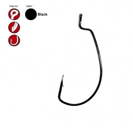 Крючок Gamakatsu Worm Offset EWG SL NS Black  5/0