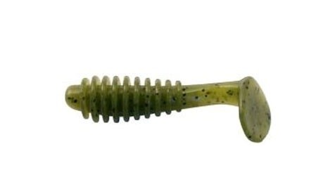 Съедобный cиликон Reins BUBBLING SHAD 2&quot; 001 Watermelon Seed 12шт (5см)