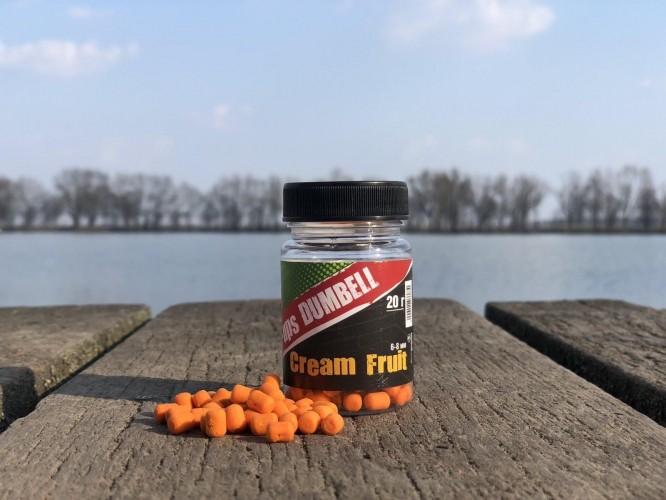 Бойлы Rocket Baits Dumbell Pop Up Cream Fruit 6*8 mm 15g