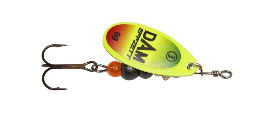 Блесна-вертушка Dam Effzett Fluo 12гр trio