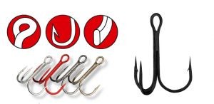 Крючок тройник Gamakatsu Treble 13NS Black 002