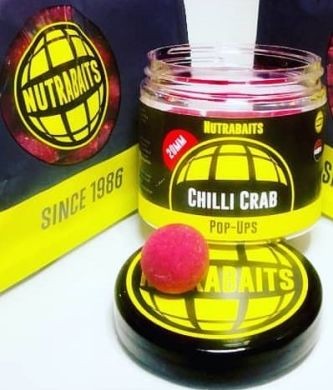 Бойлы Nutrabaits Chilli Crab Pop Up 15mm