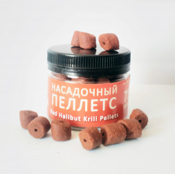 Насадочный пеллетс Carpbait Red Halibut Krill Pellets 8мм 75 гр