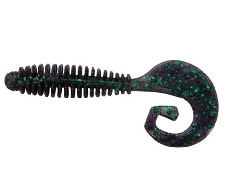 Съедобный силикон Reins G TAIL GRUB 3&quot; 012 Junebug 12шт (6,5см)