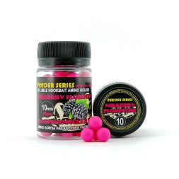 Амино бойлы насадочные растворимые Grandcarp FLORENTINE (ФЛОРЕНТИЙСКАЯ ШЕЛКОВИЦА) FEEDER SERIES Ø10 мм 60 шт. (FBB002)