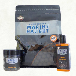 Бойлы Dynamite Baits Marine Halibut Sea Salt 15 mm 1kg