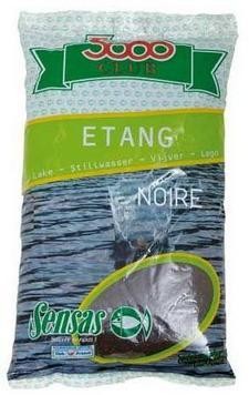 Прикормка Sensas 3000 CLUB Озеро Черный 1кг