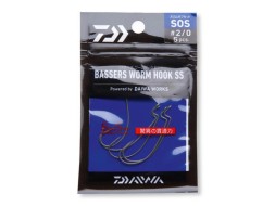 Офсетные крючки Daiwa Bassers Worm Hook SOS Gr. 1