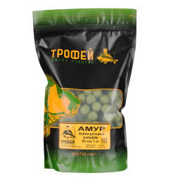 Бойлы пыляшие Трофей Амур 20мм 1кг