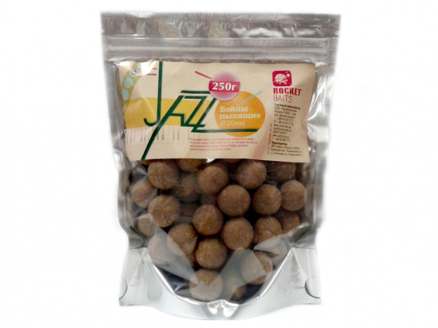 Бойлы Rocket Baits пылящие Jazz Premium 20 мм 0,5 кг
