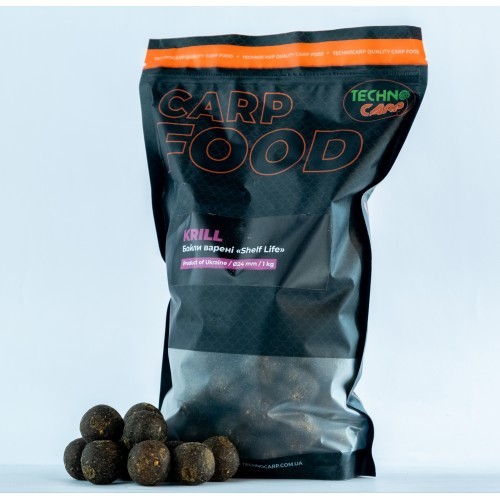 Бойлы вареные Technocarp Krill 1kg
