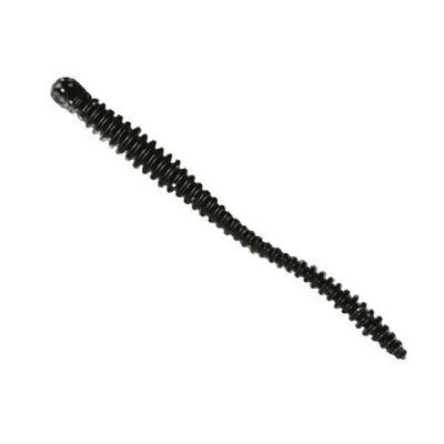 Силикон съедобный Nomura Glitter Rib Worm 120mm 3,5g White Glitter 6шт  