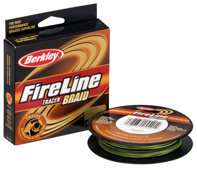 Шнур Berkley FireLine Braid Tracer Yellow/Black 110m 0,28mm 29,4kg