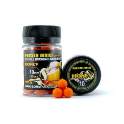 Амино бойлы насадочные растворимые Grandcarp HONEY (МЕД) FEEDER SERIES Ø10 мм 60 шт. (FBB008)