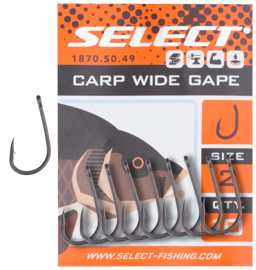 Крючок Select Carp Wide Gape №8