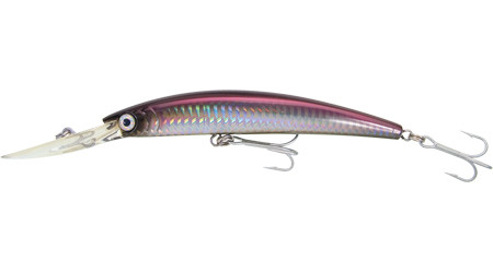 Воблер YO-ZURI R539 Crystal Minnow DD 110мм: GHBL - Purple/Black