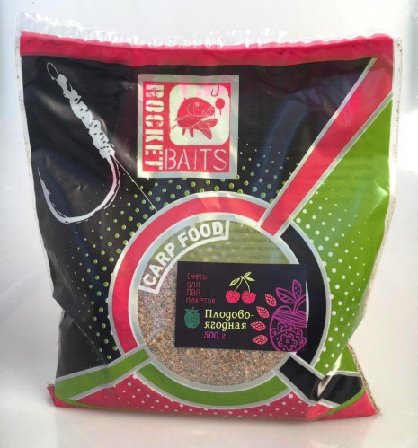 Смесь для ПВА пакетов Rocket Baits Плодово-ягодная 0,5 кг