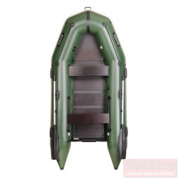 Моторная надувная лодка Bark BT-310 трехместная с реечным настилом