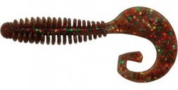 Съедобный силикон Reins G TAIL GRUB 3&quot; U003 UV Sculpin (ультрафиолет) 12 шт (6,5см)