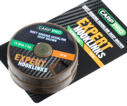 Поводковый материал без оплетки Carp Pro 15lb 10м коричневый