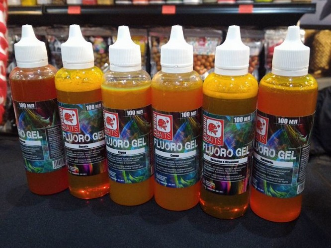 Аттрактант Rocket Baits Fluoro Gel Карамель 100ml