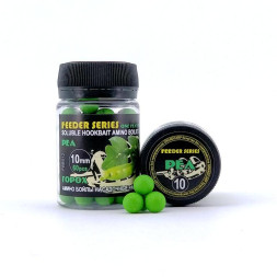 Амино бойлы насадочные растворимые Grandcarp PEA (ГОРОХ) FEEDER SERIES Ø10 мм 60 шт. (FBB012)