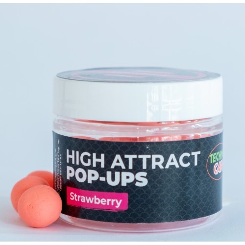 Бойлы Technocarp Pop-Up Strawberry d.12mm уп/25гр