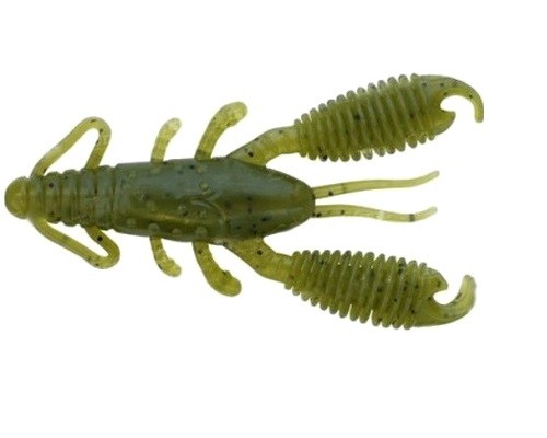 Съедобный силикон Reins RING CRAW MINI 2.5&quot; 001 Watermelon seed 10 шт (6см)