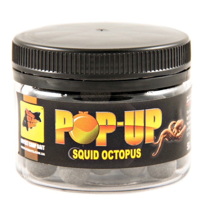 Бойлы CC Baits Pop-Ups Squid Octopus 10мм
