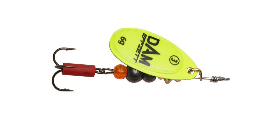 Блесна-вертушка Dam Effzett Fluo 6гр yellow