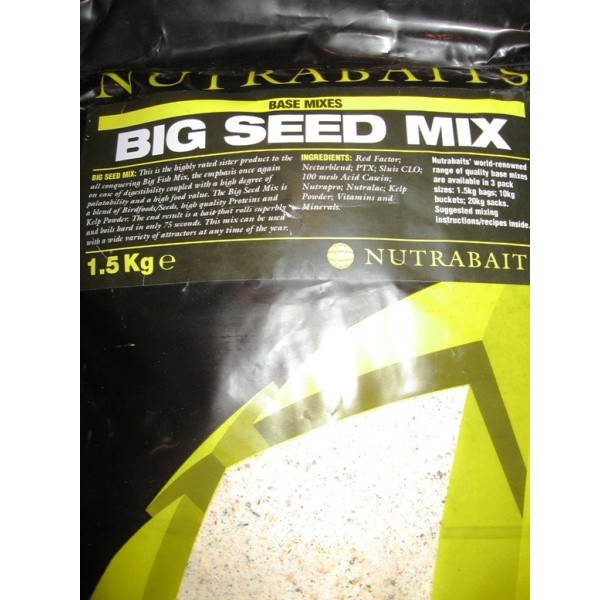 Базовая смесь Nutrabaits The Seed Fish Mix 10кг 