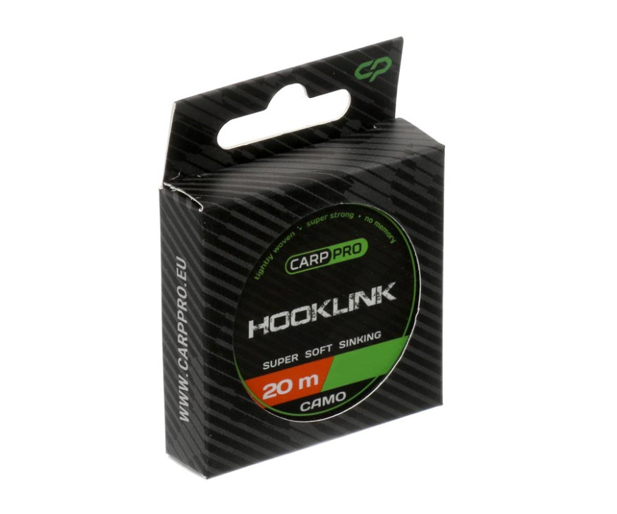 Поводочный материал Carp Pro Sinking Hooklink Camo 20м 10lb