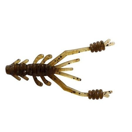 Съедобный силикон Reins RING SHRIMP 2&quot; 002 Green pumpkin 12шт (5см)