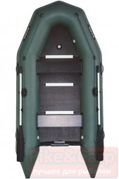 Моторная надувная лодка Bark BT-290S двухместная килевая с жестким днищем