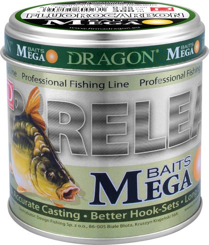 Флюорокарбоновая леска Dragon Mega Baits 300м 0.35mm 9.50kg
