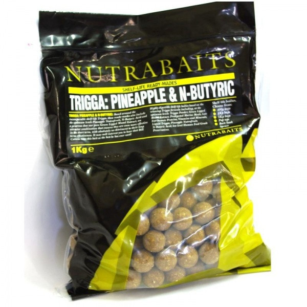 Бойлы Nutrabaits Trigga Pineapple &amp; N-butyric 15мм 5кг