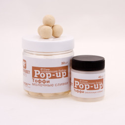 Бойлы Rocket Baits Pop Up Тоффи 15 мм, 30 шт