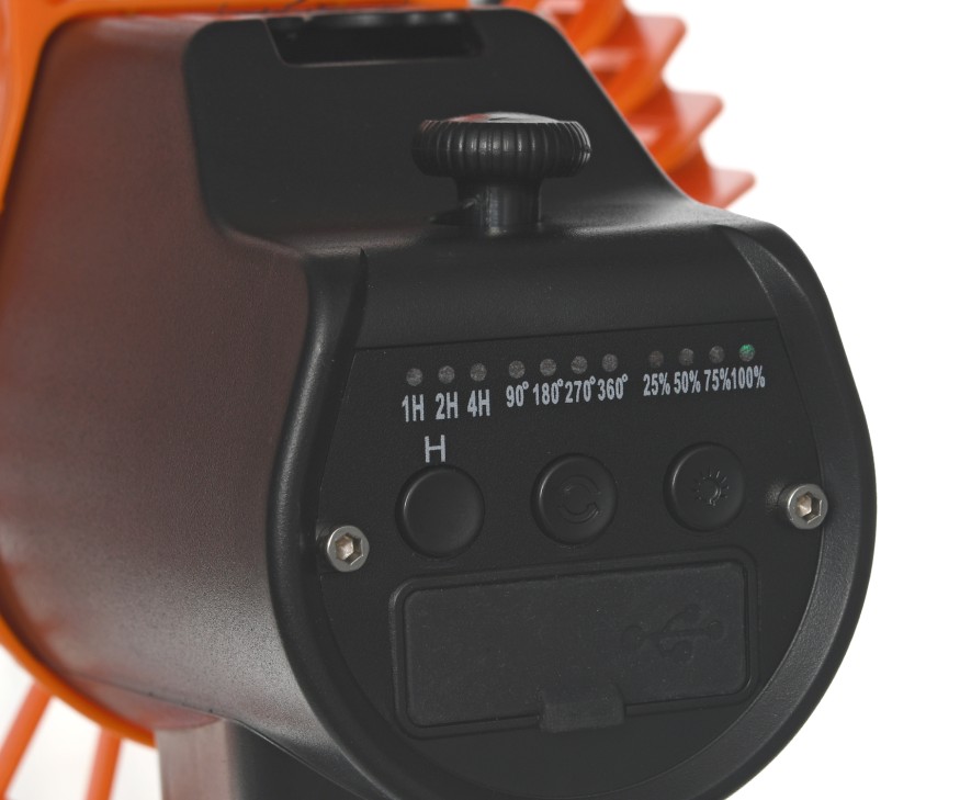 Кемпинговый вентилятор Forrest Camper Camping Fan Black-Orange