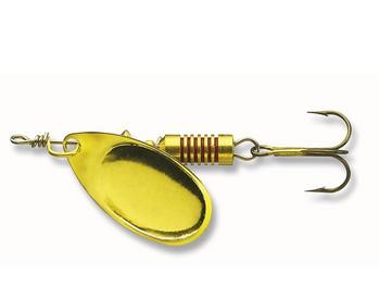 Вращающаяся блесна Cormoran Classic Spinner №1 gold 