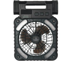 Вентилятор Forrest Camper Camping Solar Fan Black-Green