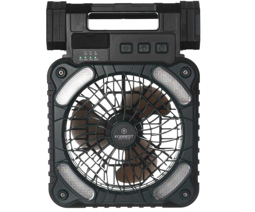 Вентилятор Forrest Camper Camping Solar Fan Black-Green