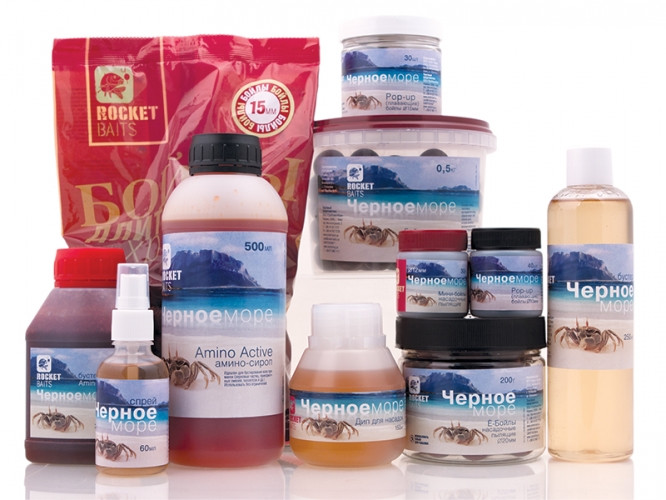 Бойлы Rocket Baits пылящие (прикормочные) Черное Море 1кг