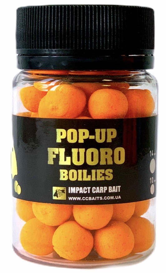 Бойлы CC Baits Fluoro Pop-Ups Pear Tart 10мм