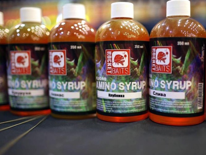 Амино-сироп Rocket Baits FluroAminoSyrop &quot;Клубника&quot; 350 ml