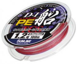 Шнур Sunline D-1 Hybrid Pe Fune 150m #1.2/0.185mm 20Lb/8.8kg