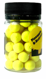 Бойлы CC Baits Fluoro Pop-Ups Pineapple&N-Butyric Acid 10мм
