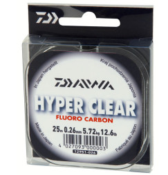 Флюорокарбоновая леска Daiwa Hyper Clear FC 0,14mm 1,90kg 25m