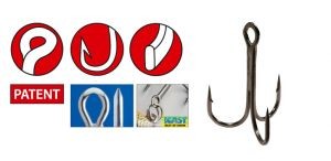 Крючок тройник Gamakatsu Treble 23NS ME Black 3/0