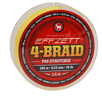 Шнур D.A.M. Effzett 4-BRAID 125m 0,20mm 9,9kg (moss green)