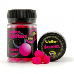 Бойлы насадочные Grandcarp Amino WAFTERS SCOPEX (СКОПЕКС) 11•9 мм 50 шт. (WBB007)